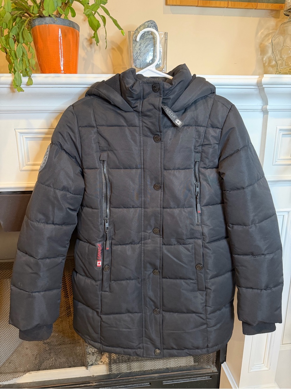 Canada Weather Gear Heavy Winter Parka Jacket Black Women XS/S Youth 14